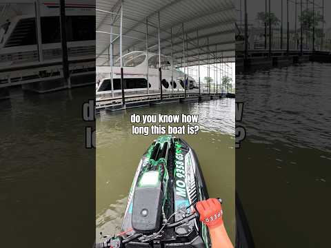 I verified if this Yacht is actually 70 feet #jetski #boating #yacht #sendit #2stroke #shorts