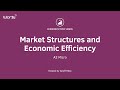 Market Structures and Economic Efficiency