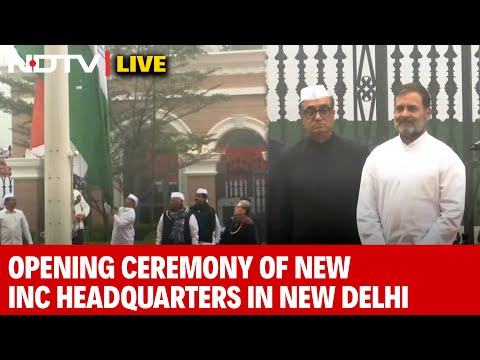 Congress LIVE | Congress Headquarters | Opening Ceremony Of New INC Headquarters In New Delhi