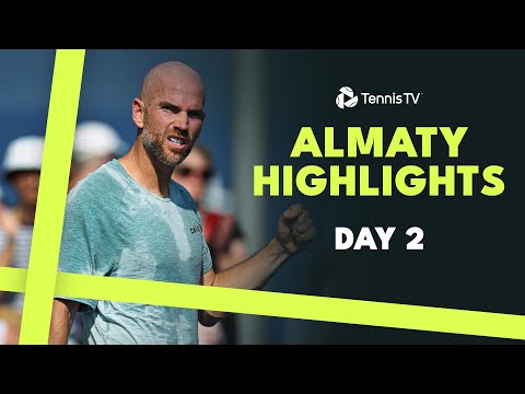 Mannarino Takes On Safiullin; Shevchenko& Zhukayev Also In Action | Almaty 2024 Highlights Day 2