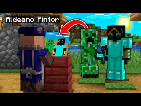 Descubrimos el NUEVO ALDEANO PINTOR de MINECRAFT! 😍