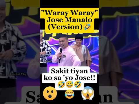 Waray Waray Jose Manalo Version🤣 #theclones #eatbulagalatest #funnycomedy #viaralshorts #viralvideo
