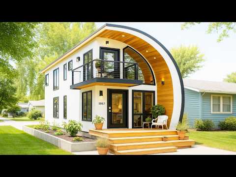 Gorgeous little house with special and unique oval design that makes everyone dream
