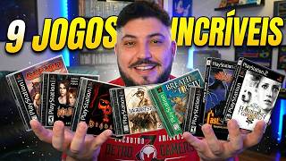 RECEBI 9 JOGOS DE PS1 NOVOS… E VOU DAR PRA VOCÊS!