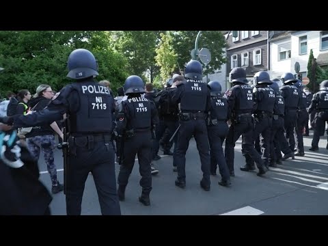 Protestors and police clash as far-right AfD congress held in Germany | AFP