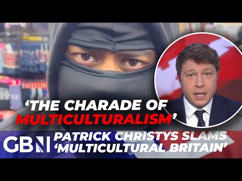 'Integrate or leave' | Patrick Christys reacts to MASKED protestors at rally in East London