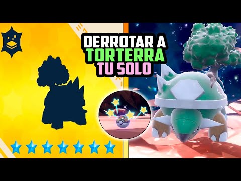 ✅como DERROTAR a TORTERRA RAID 7 ✅TU SOLO ✅ESTRATEGIA + BUILD ✅Pokémon Escarlata y Purpura