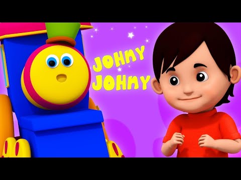 Johny Johny Leads the Way! 1-Hour Bob the Train Sing-Along Extravaganza  - Kids Songs