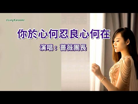 你於心何忍良心何在-薔薇團長-演唱 KARAOKE