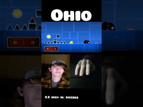 Geometry Dash Ohio Level Experience is Weird #shorts