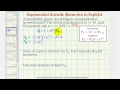 Exponential Growth and Recursive Formulas