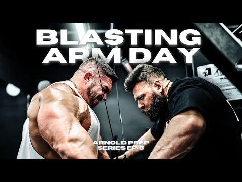 Biceps Triceps Calves | 7 weeks out | Arnold Classic