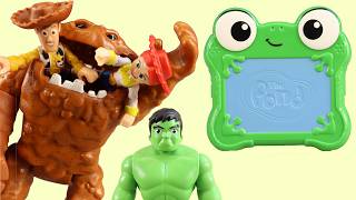 Hulk Dream ✨ Toy Story 5 Buzz Lightyear, Woody, Jessie 🤠 Help Imaginext Batman & Superhero Friends