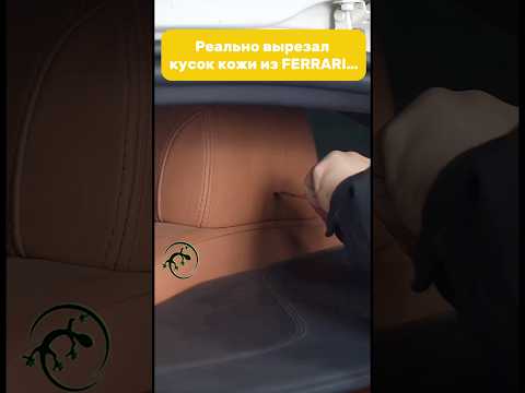 Даже в Ferrari бывает такое. Смотри, как #жидкаякожаeidechse #шпатлевкаeidechse #eidechse #ремонт