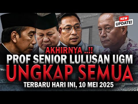 🔴AKHIRNYA ! PROFESOR SENIOR LULUSAN UGM UNGKAP BUKTI MENGEJUTKAN SOAL IJAZAH JKW, COBA LIHAT INI ...