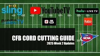 2025 CFB Cord Cutting Guide-Sept 2025 Updates (ABC Games, Fubo Sports Review, ESPN/ESPN+ Downloads)