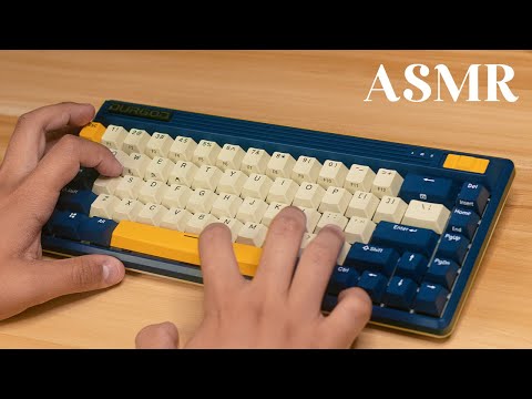 Durgod Fusion Keyboard with Cherry MX Red | Keyboard ASMR & Typing Sounds