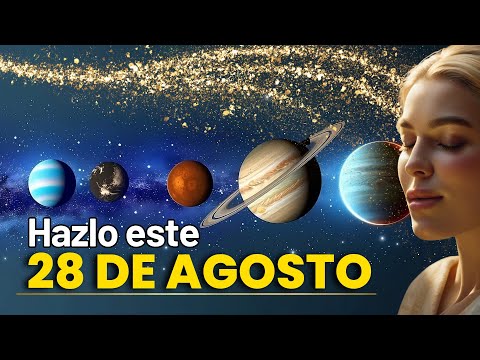 ¡No lo Dejes Pasar! Recibirás Abundancia Infinita Hoy con la Alineación Planetaria 28 de Agosto 2024