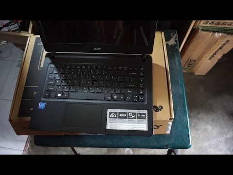 (ENGLISH) Unboxing Acer Aspire ES1-432 (Intel Celeron Dual core N3350 1,1GHz, 2GB, 500GB) - Student laptop