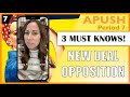 New Deal Criticisms and Responses