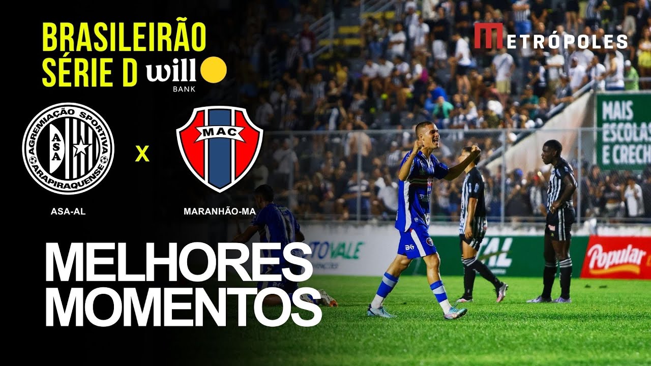 Confira melhores momentos de ASA-AL 0 X 3 MARANHÃO-MA pelo Brasileirão Série D Will Bank
