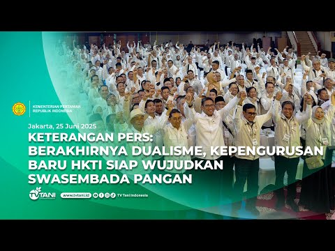 BREAKING NEWS -  Wamentan Sudaryono Terima Tongkat Estafet Kepemimpinan HKTI