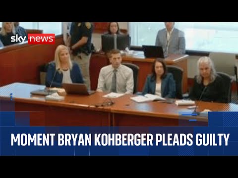 Bryan Kohberger pleads guilty in court to Idaho student murders in 2022
