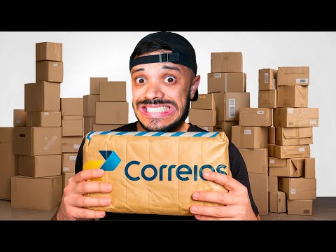 ABRI CAIXAS QUE NINGUÉM foi buscar nos Correios