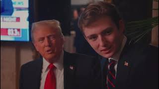 Behind the scenes of the election victory, Barron Trump is very handsome | vd : alana tiktok