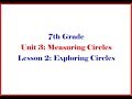 Circle Properties and Measurements