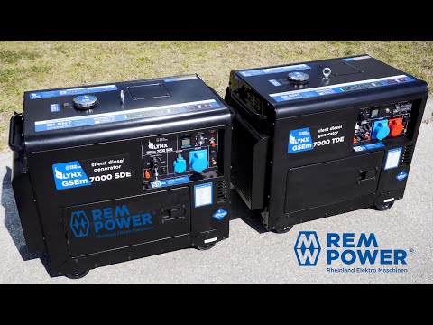 Silent Diesel Generators GSEm 7000 SDE / GSEm TDE || 230V / 400V AC