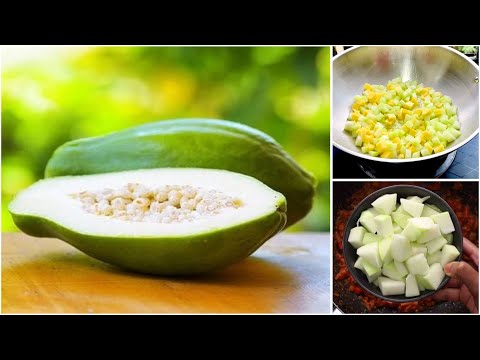 পেপে রান্না এমন সুস্বাদু হতে পারে, ভাবতেই পারিনি! 🤯 এত মজা আগে খাইনি! 🔥🍛 “Raw Papaya Bhaji”
