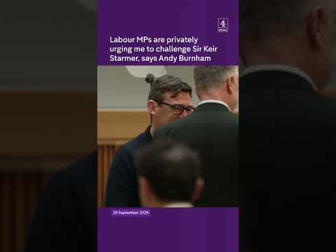 Labour MPs urge Burnham to challenge PM