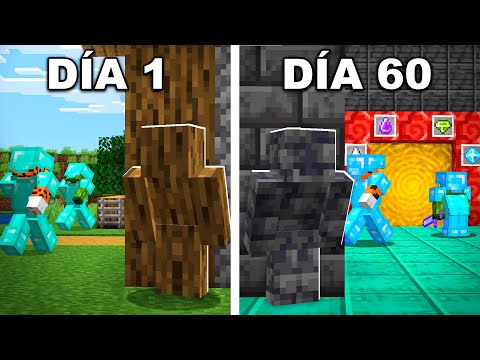 SOBREVIVÍ 60 DÍAS dentro de una BASE SECRETA de MINECRAFT | La Película