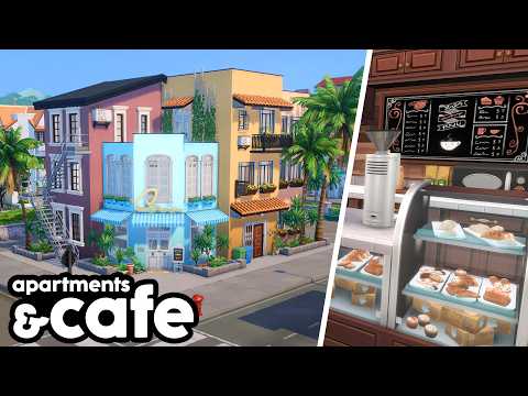 Tomarang Apartments & Cafe // The Sims 4 Speed Build