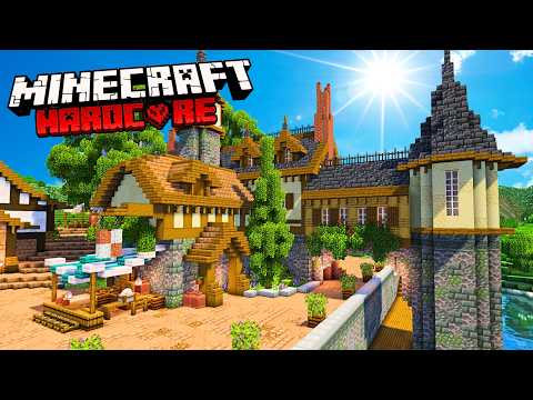 I Built a TAVERN that gives me UNLIMITED Redstone in Hardcore Minecraft