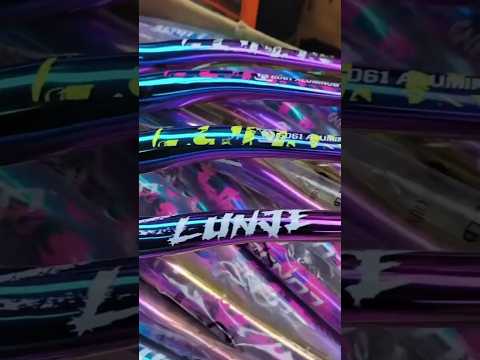 LUNJE Factory-Baked Luminous Paint Handlebar Night Reflective Color Riding Safety Rainbow Aesthetics