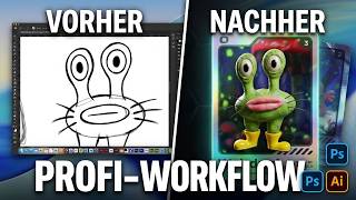 Tutorial: Sammelkarten mit Photoshop & Illustrator erstellen – Schritt-für-Schritt AI-Workflow