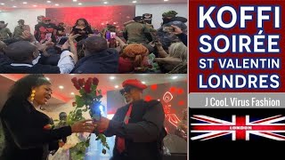 KOFFI OLOMIDÉ & CINDY LE COEUR. SOIRÉE ST VALENTINO A LONDON CITY (PARTI 1&2)