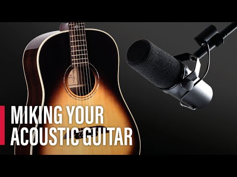 How to Mic Your Acoustic Guitar