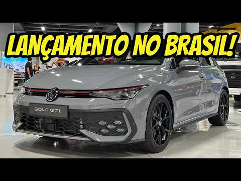 GOLF GTI 2025 - LANÇAMENTO NO BRASIL! QUANTO CUSTA? O CARRO MAIS DESEJADO DA VOLKSWAGEN!