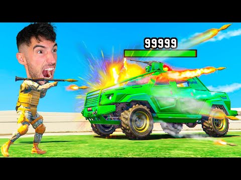 COCHE BLINDADO vs +999 MISILES !! EPICO FINAL !! GTA 5 Online