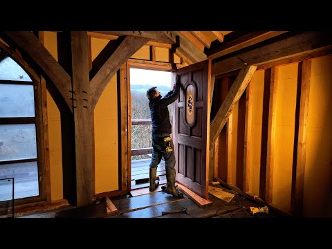 Timber Framed Barn Part 36 Top Floor Door