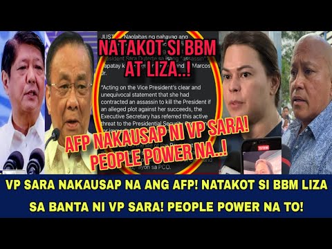 VP SARA, AFP NAGKAUSAP NA! PIPOL POWER NA ITO! BBM AT LIZA NATAKOT SA BÁNTA NI VP SARA