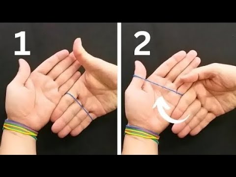 rubber band best magic tric dekho 👀 and tutorial 🤫 trick #shortvideo #subscribe #shortsviral