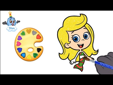 Bubble Guppies ☆ Coloring Video for Kids ☆ Learn Colors and Nursery Rhymes Songs