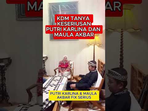DEDI MULYADI TANYA KESERIUSAN PUTRI KARLINA DAN MAULA AKBAR #kangdedymulyadi #shorts #fyp