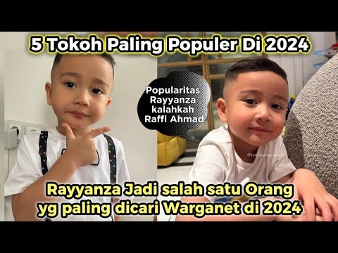 Rayyanza masuk jadi Orang paling populer di 2024 kalahkan Raffi Ahmad hingga presiden