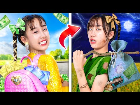 Rich Girl Suddenly Became Poor Girl At School! I'm So Sorry My Friend!