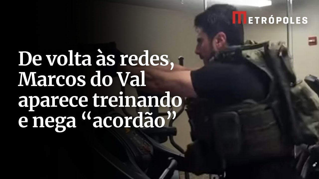 De volta às redes, Marcos do Val aparece treinando e nega “acordão”